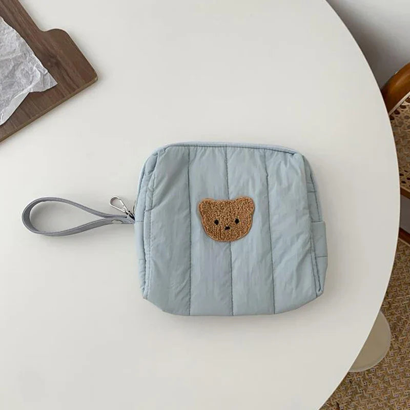 New Cartoon Kids Bedside Stroller Hanging Bag Bear