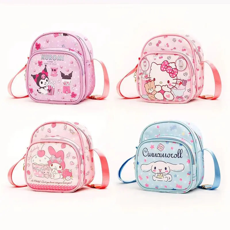 Sanrioed Cartoon Hello Kitty Melody Kulomi Messenger Bag