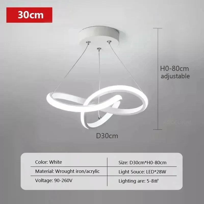 Nordic LED Ceiling Pendant Lamp Dining Room Corridor