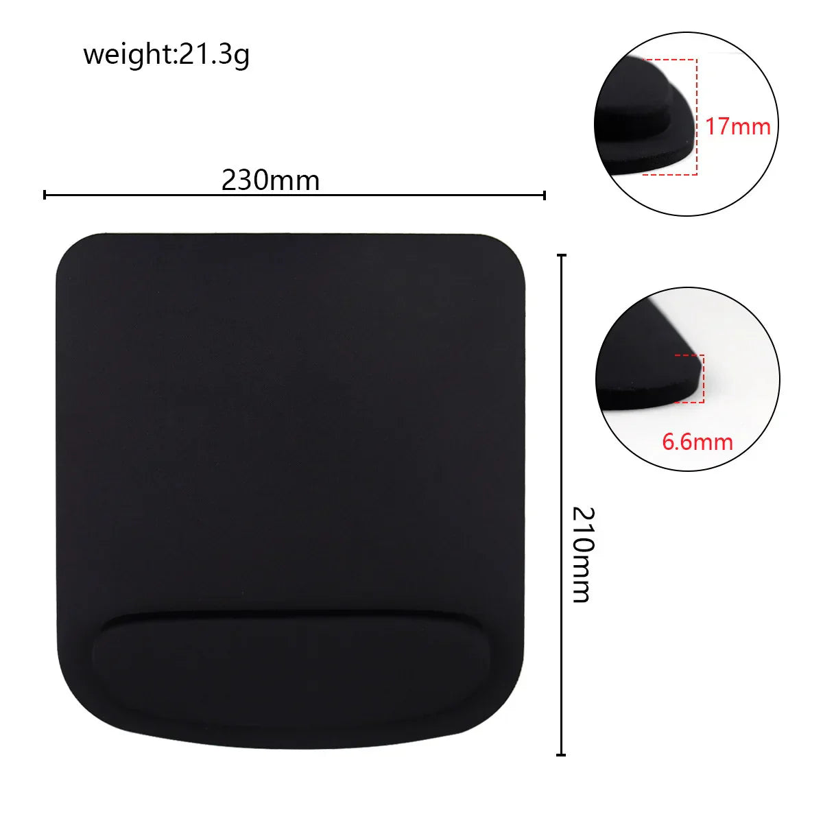 Mouse Pad Comfortable Mouse Soft Support Pads Ergonomic