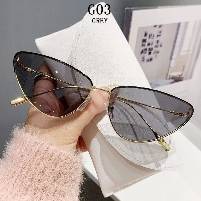 New Cat Eye Sunglasses Women Trendy 2023 Vintage