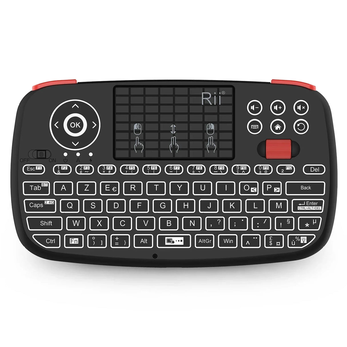 Rii i4 Mini BT Wireless Keyboard With Touchpad