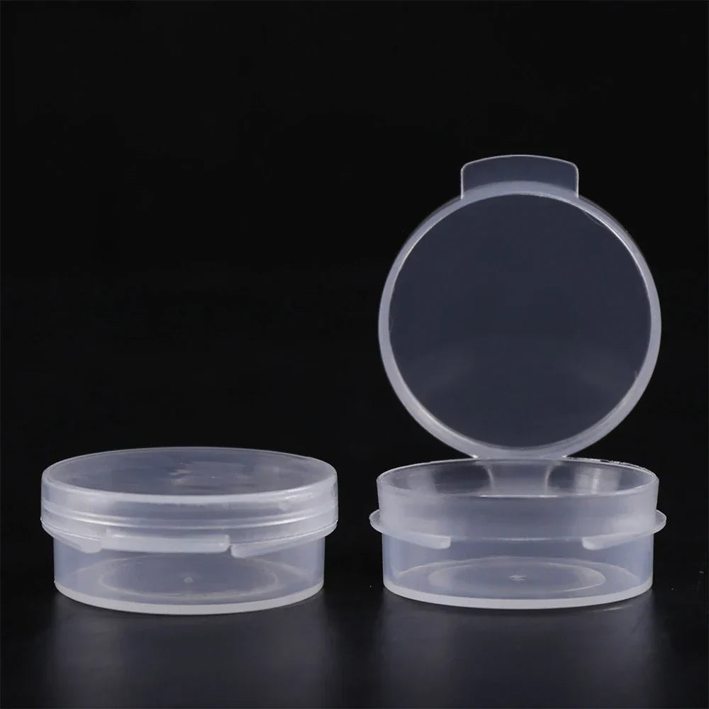 100pcs 5g Plastic Nail Glitter Jar Mini Cream