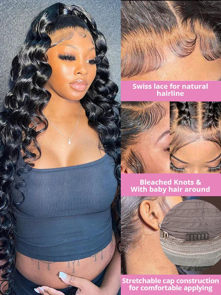 Loose Deep Wave 13x4 Lace Front Human Hair
