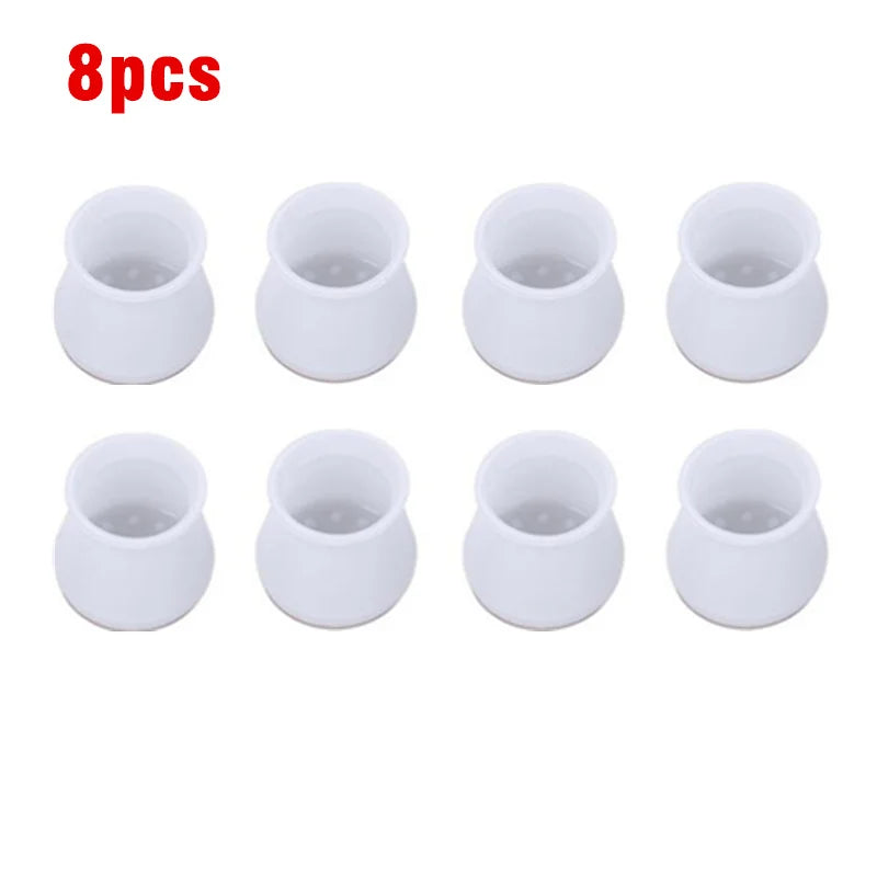 Upgraded 8/16pcs Furniture Silicone Protection Cover with Felt