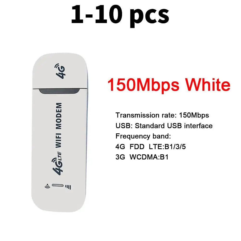 1-10 Pcs 4G LTE Wireless Router USB Dongle