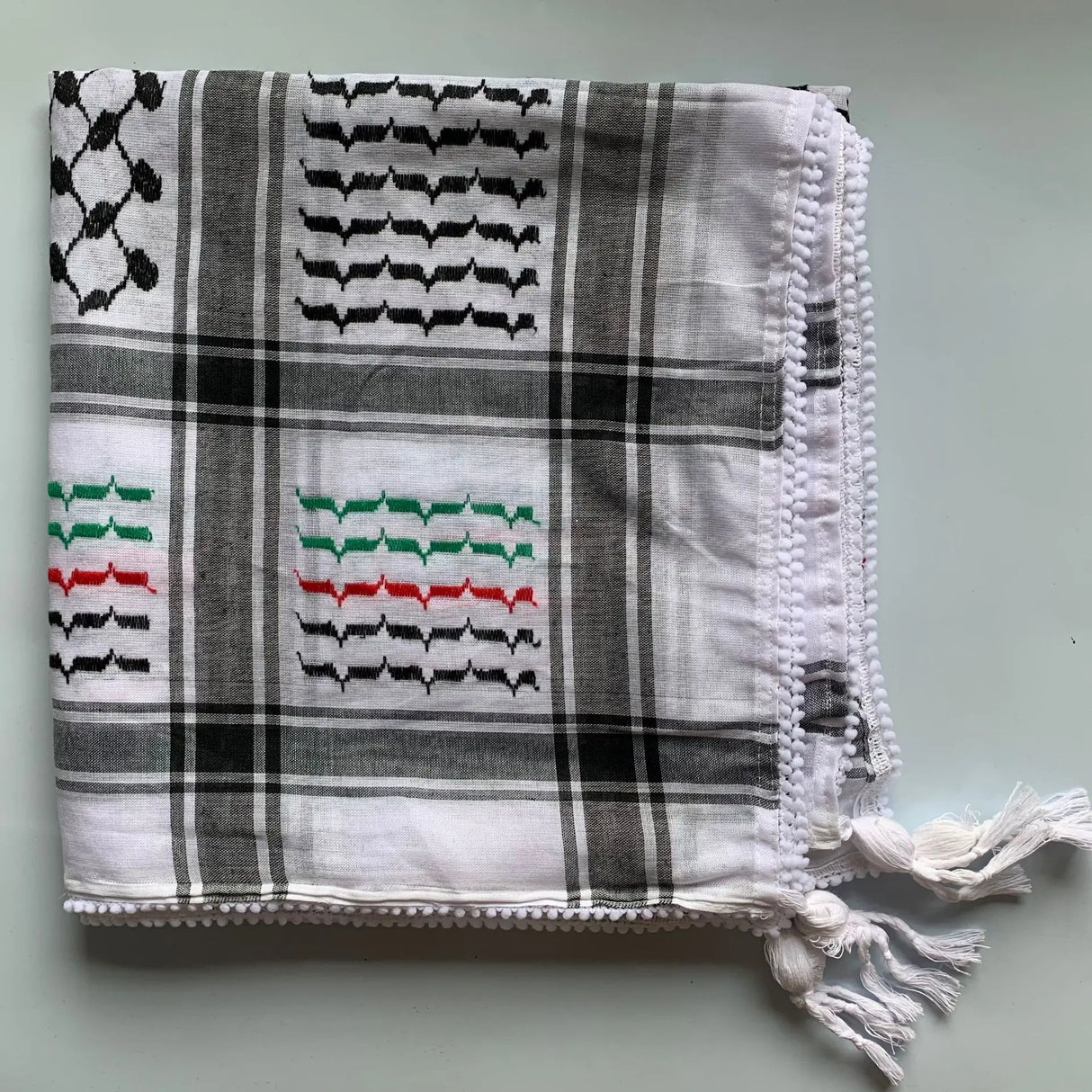 New 125cm Colorful Plaid Muslim Hijab Tactical Desert