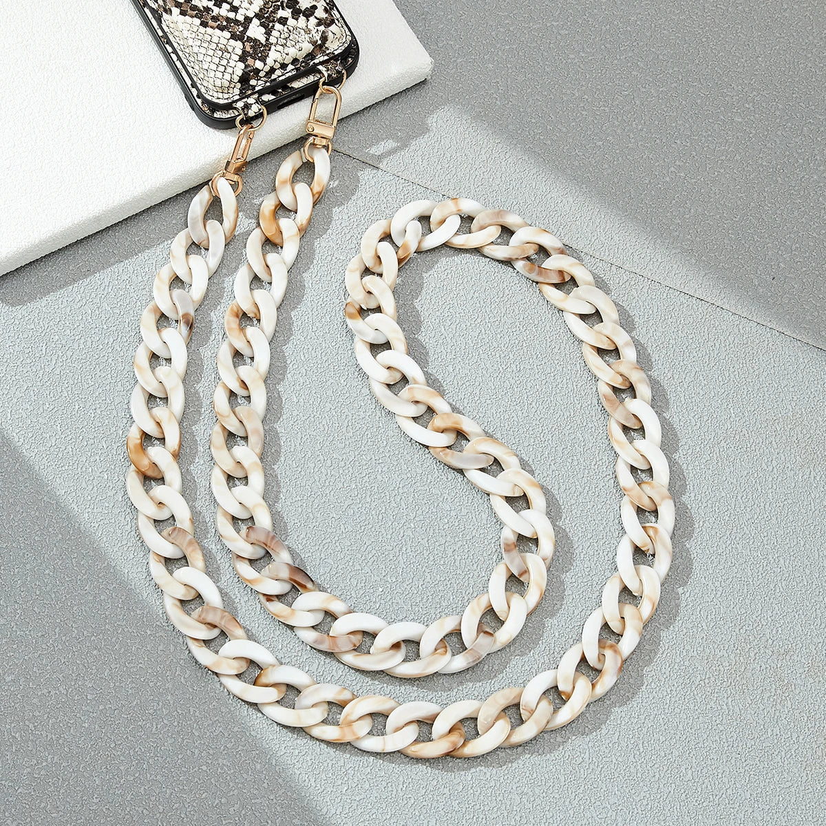 Fashion 120cm Telephone Strap Long Style Acrylic Slant