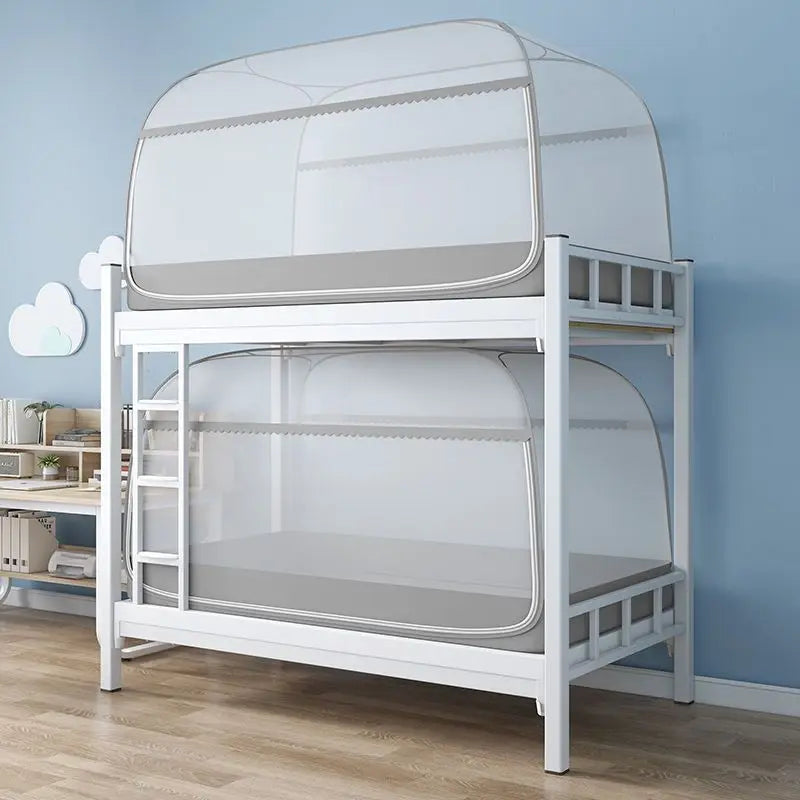 Double Zipper Bunk Bed Mosquito Net Student Dormitory