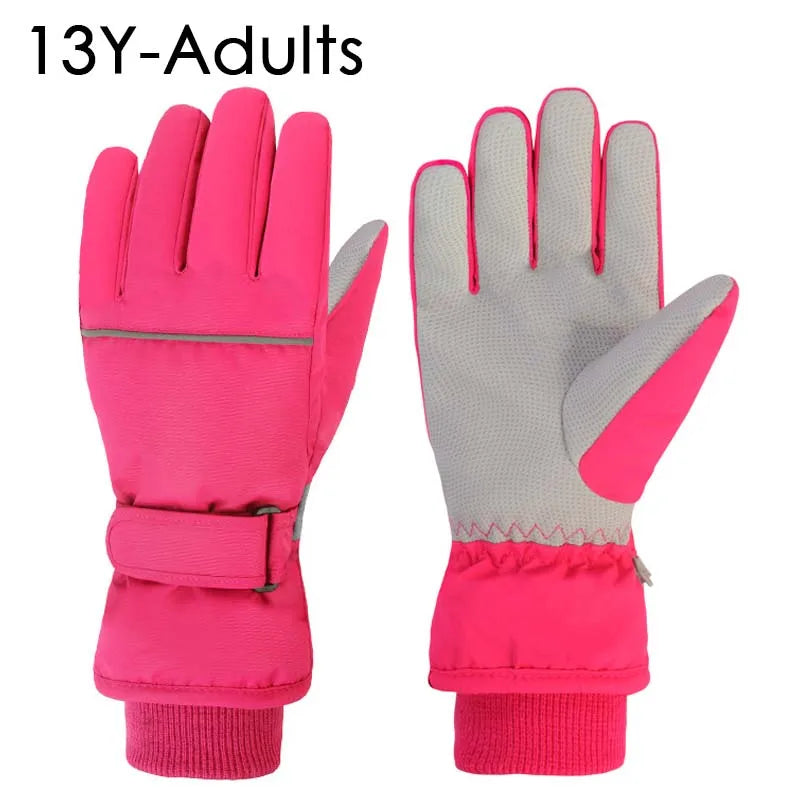 High Quality Kids Ski Gloves Winter Snowboard Snow
