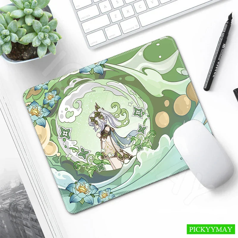 Genshin Impact Desk Mat Gamer Mousepads Mouse Pad