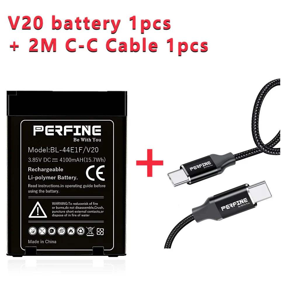 Perfine V20 LG Battery 4100 mAh BL44E1F Replacement