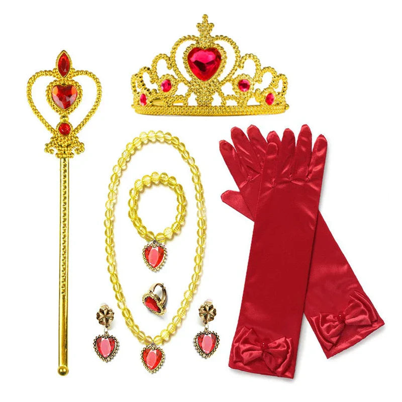 Girls Princess Snow White Accessory Party Tiara Crown