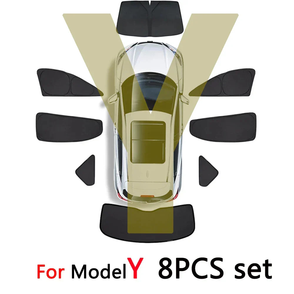 Car Side Window Sunshade Front Rear Windshield Privacy