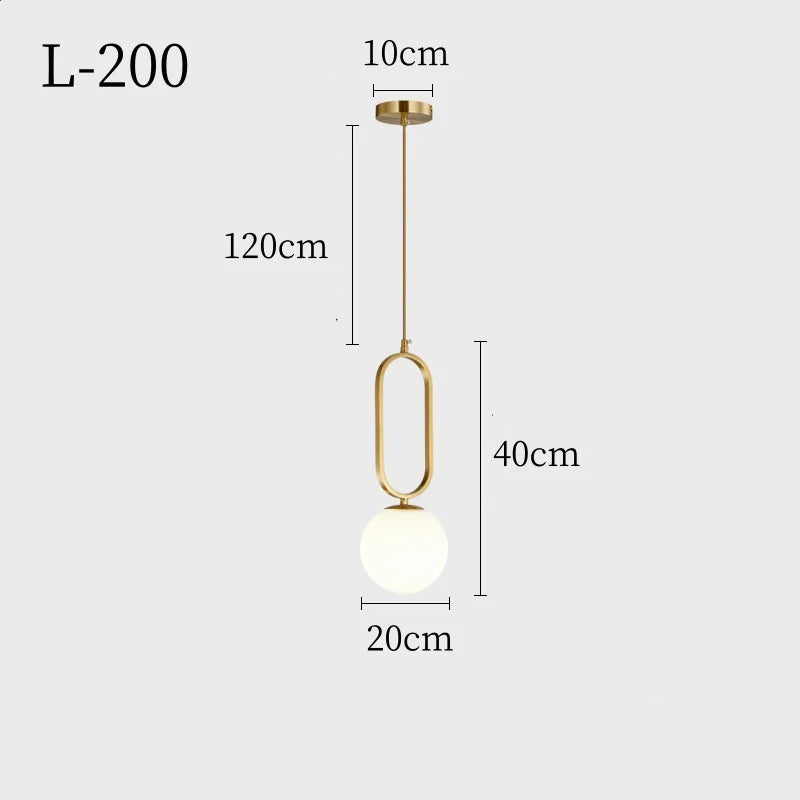 XCLuuHY Modern Pendant Light Nordic Minimalist Hanging Lamp