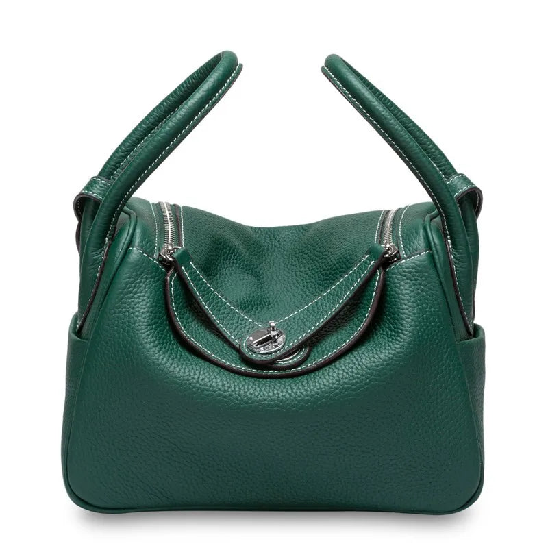 100 Cow Leather Lady Lindi Bag Brand Shoulder