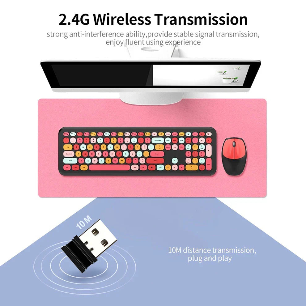 Mofii Wireless Keyboard and Mouse Combo Slim Compact