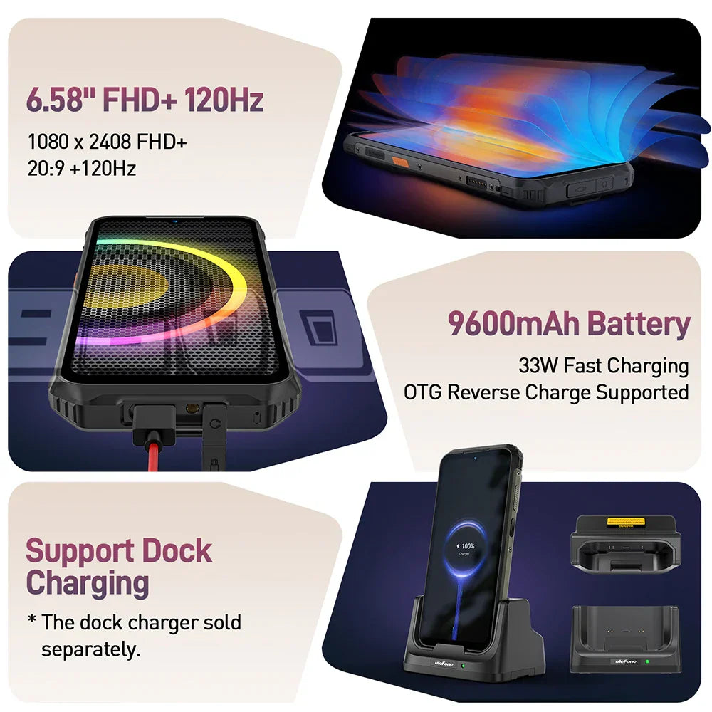 Ulefone Armor 21 Rugged Phone 16GB RAM 256GB