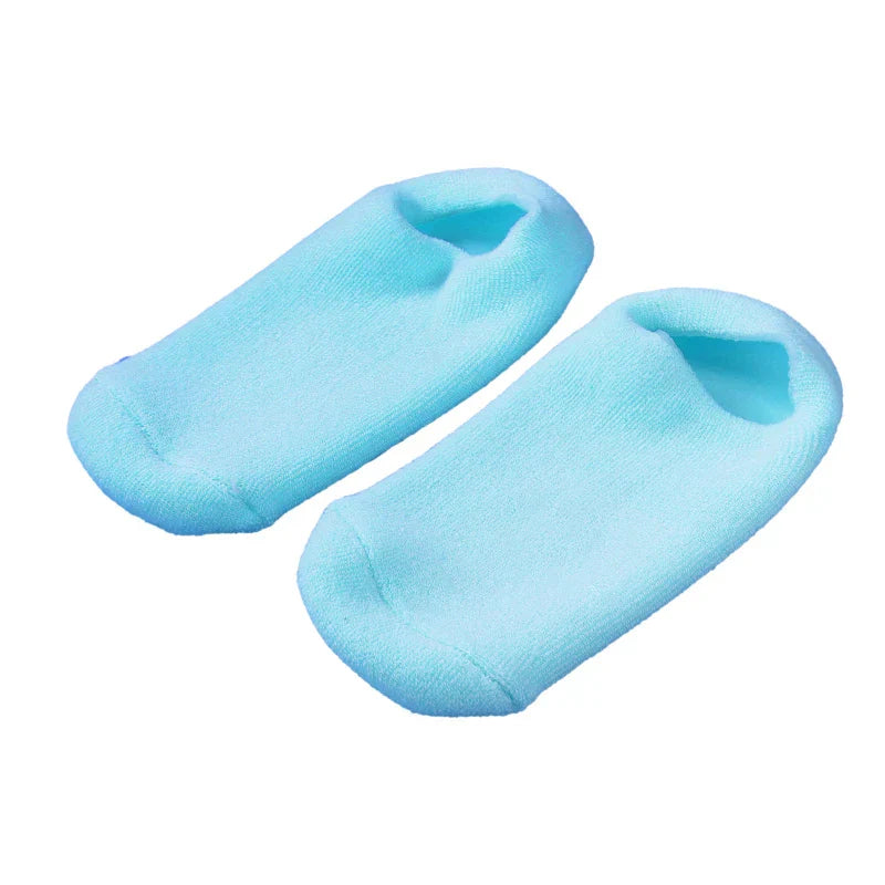 1~4PCS Reusable SPA Gel Socks Moisturizing Whitening Exfoliating
