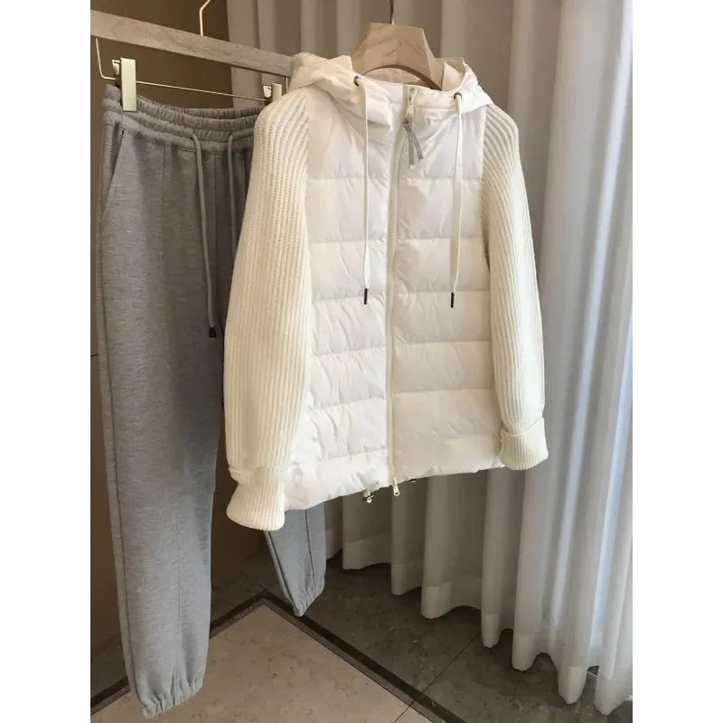 New 2023 Fashion Winter Jacket Women Parkas Hooded