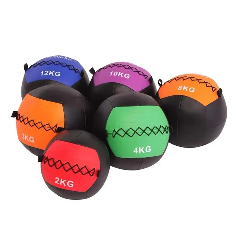 Empty 2 -12kg Crossfit Medicine Wall Ball Gym