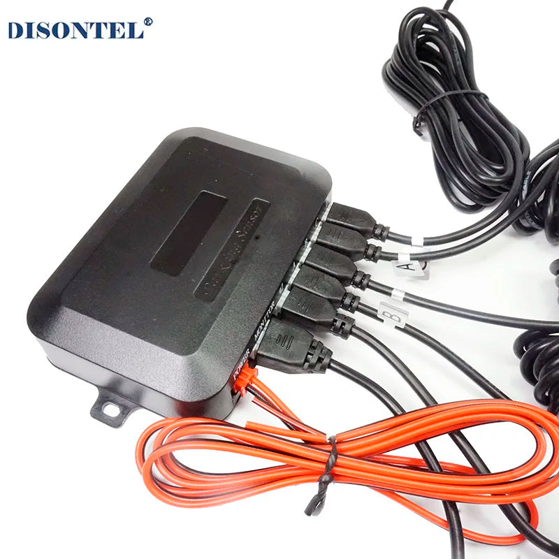 DC12V Video Parking 4 Sensors Car Reverse Backup