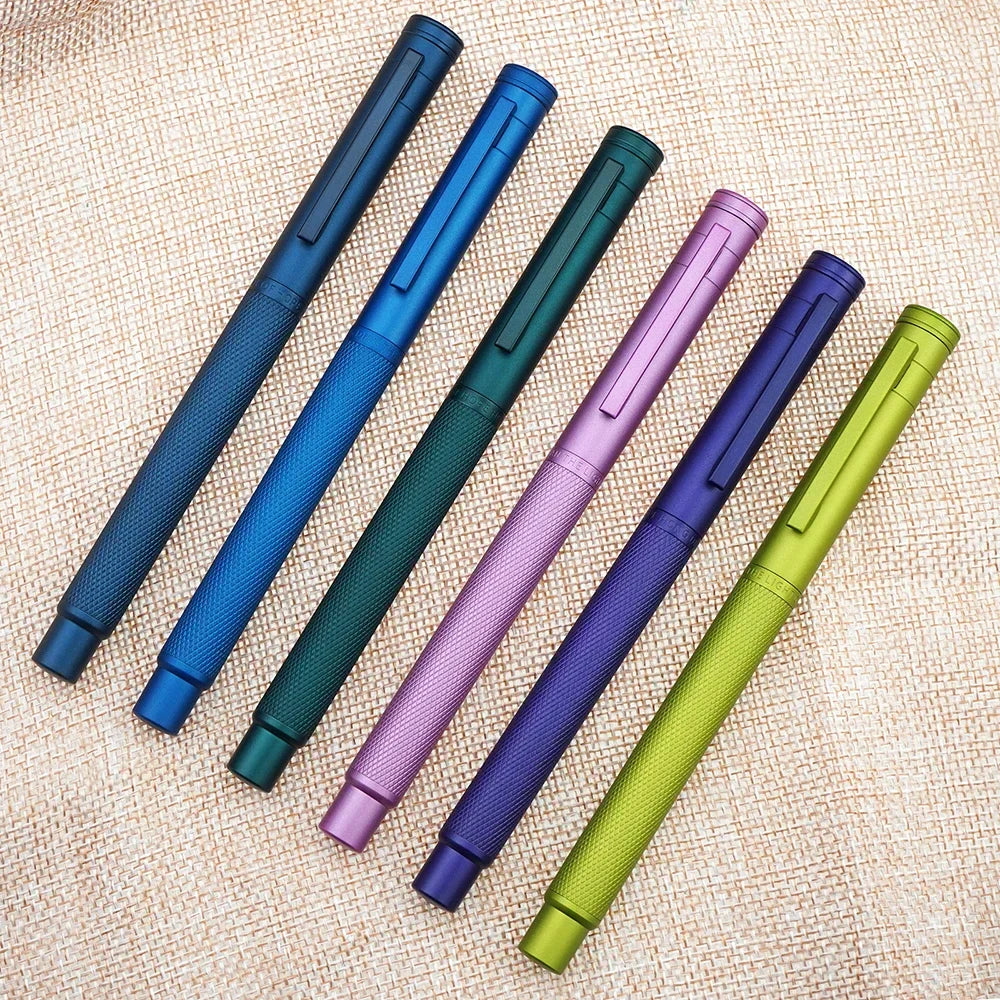 Hongdian Black Forest Metal Fountain Pen Black/Golden EF/F/M/Bent