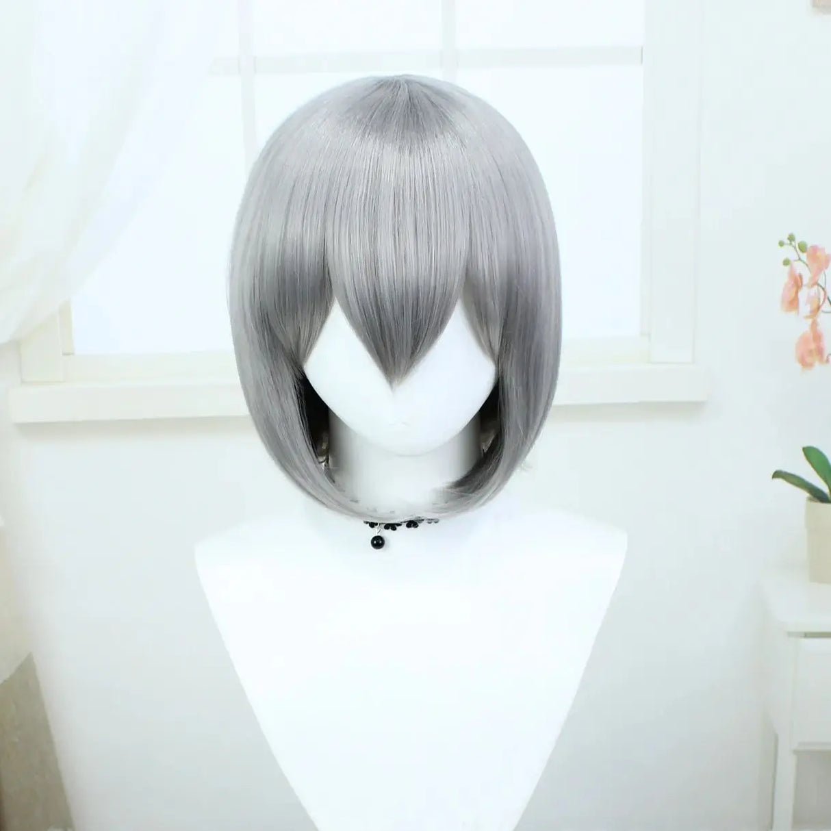 Short 11.8 Inches Straight Synthetic Wig for Cosplay