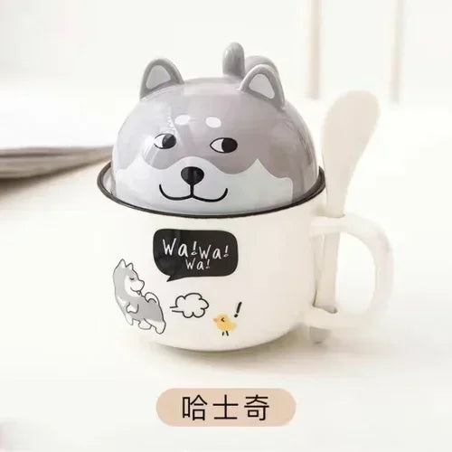 Cartoon Animal Ceramic Coffee Cup Creative Ke Jiquan