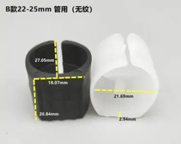 8pcs Plastic Office chair leg pads Cover 25mm