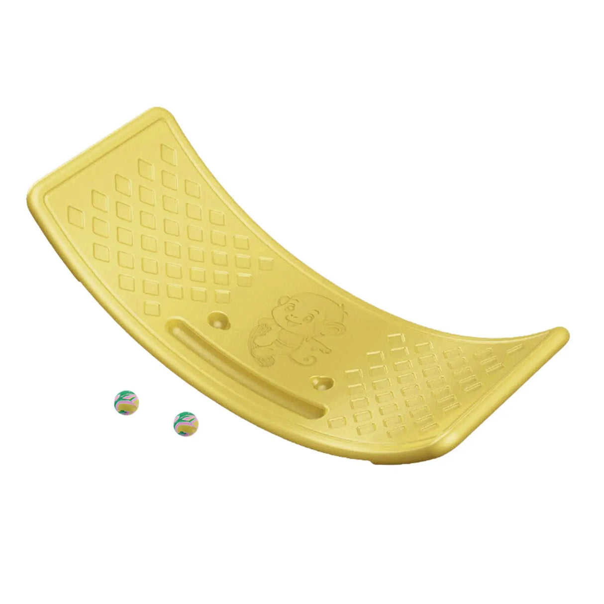 Children's balance board, wobble board, concentration training device,
