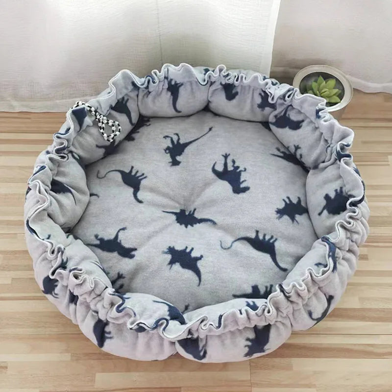 Dog Bed Small Medium Dogs Cushion Soft Cotton