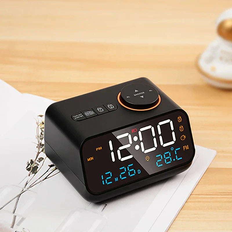 LED Digital Alarm Clock Watch Table Electronic Desktop