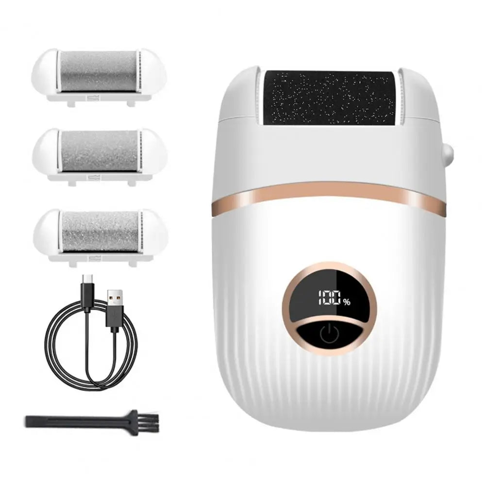 Electric Foot Callus Remover Kit LED Display Rechargeable
