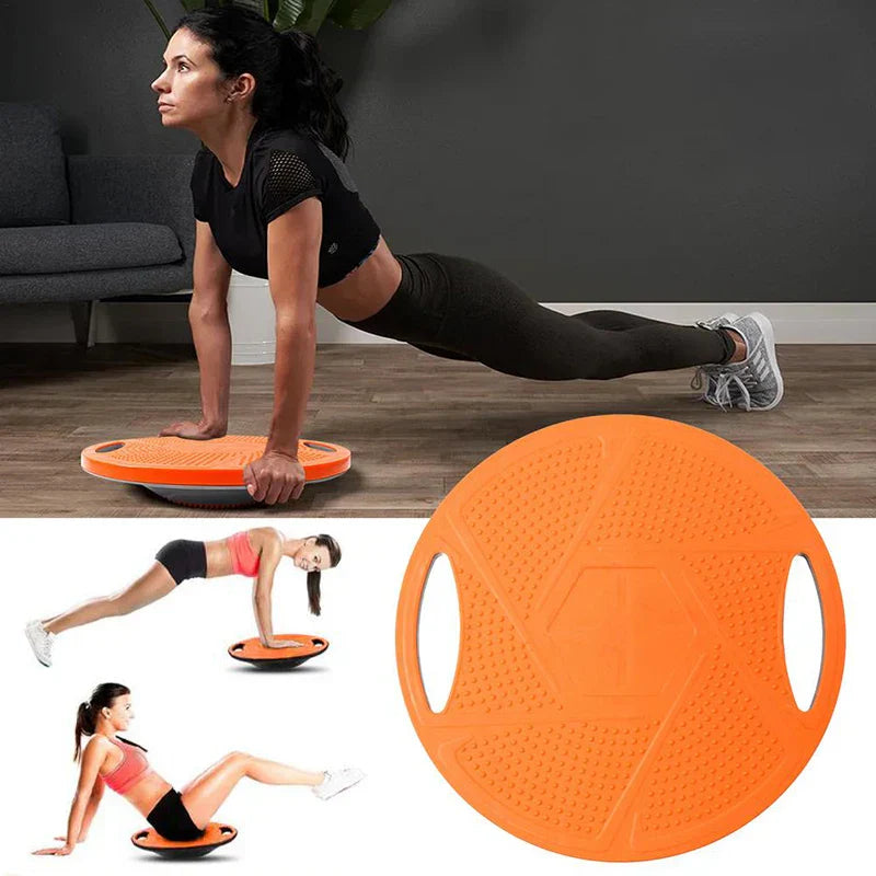 Portable PP Skid-Proof 360°Circular Wobble Balance Board Yoga Cardio Pedals Home Gym Fitness Core Stability Waist Twist Trainer