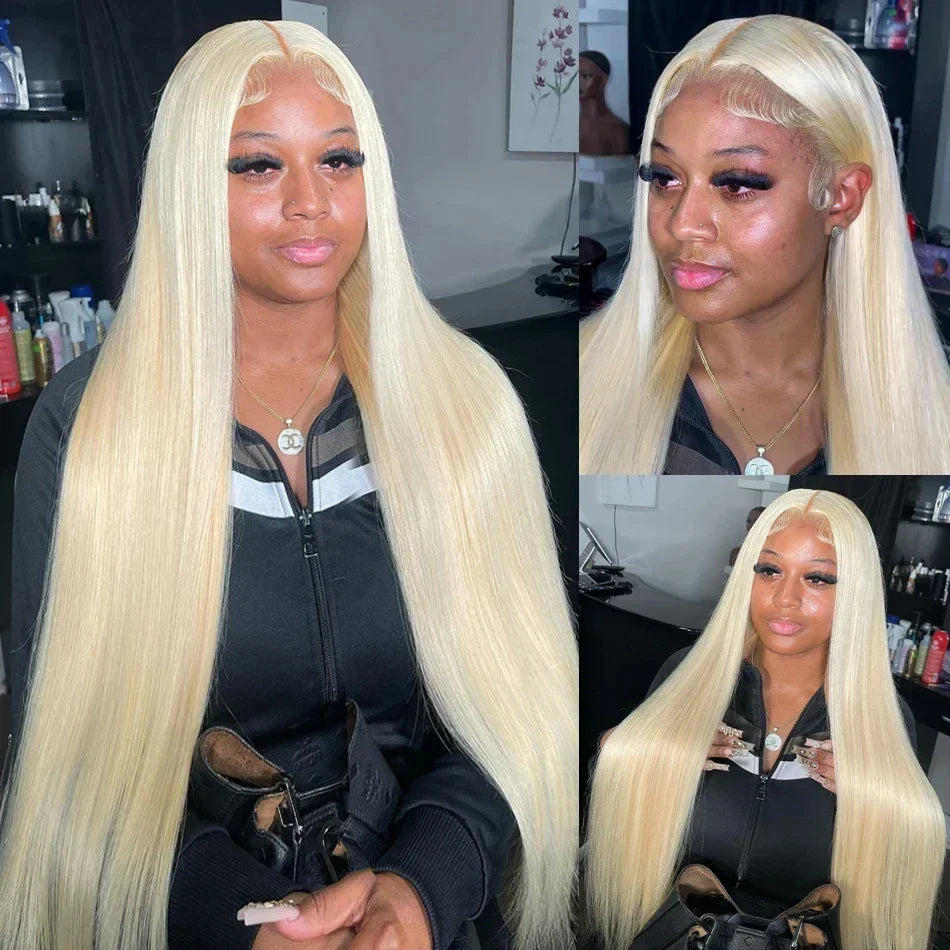 HD Transparent 613 Blonde Straight 13x6 Lace Frontal