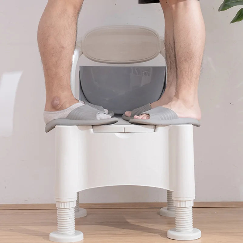 Shower Toilet Bathroom Chair Step Folding Plastic Potty