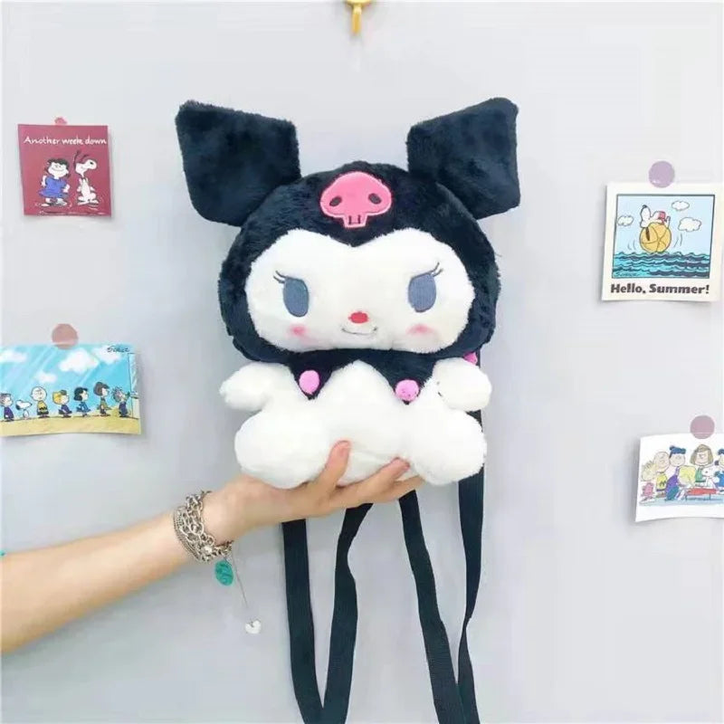 Plush toy backpack melodying backpack girl's cartoon bag