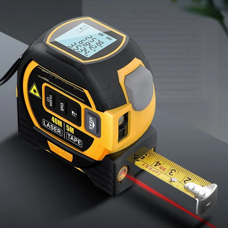 3In1 Laser Tape Measure Laser Rangefinder 60cm Accurate