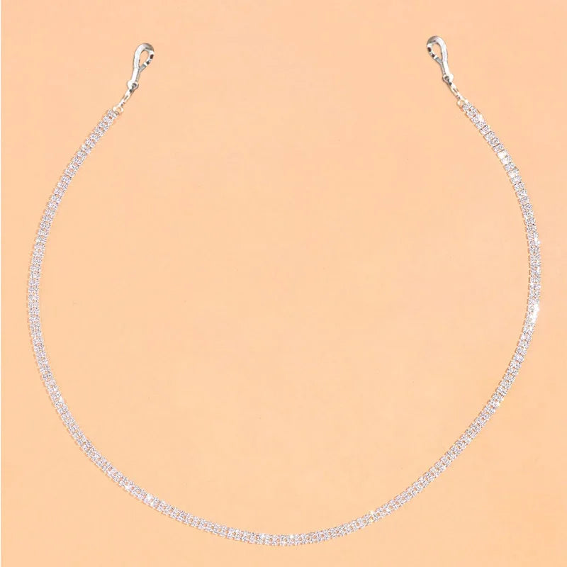 Stonefans Fashion Rhinestone Glasses Chain Long Strap