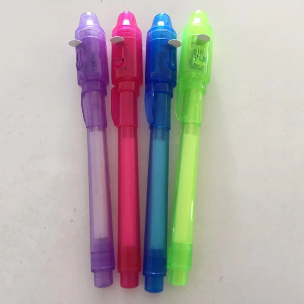 4pcs/lot Luminous Light Pen Magic Purple 2 In