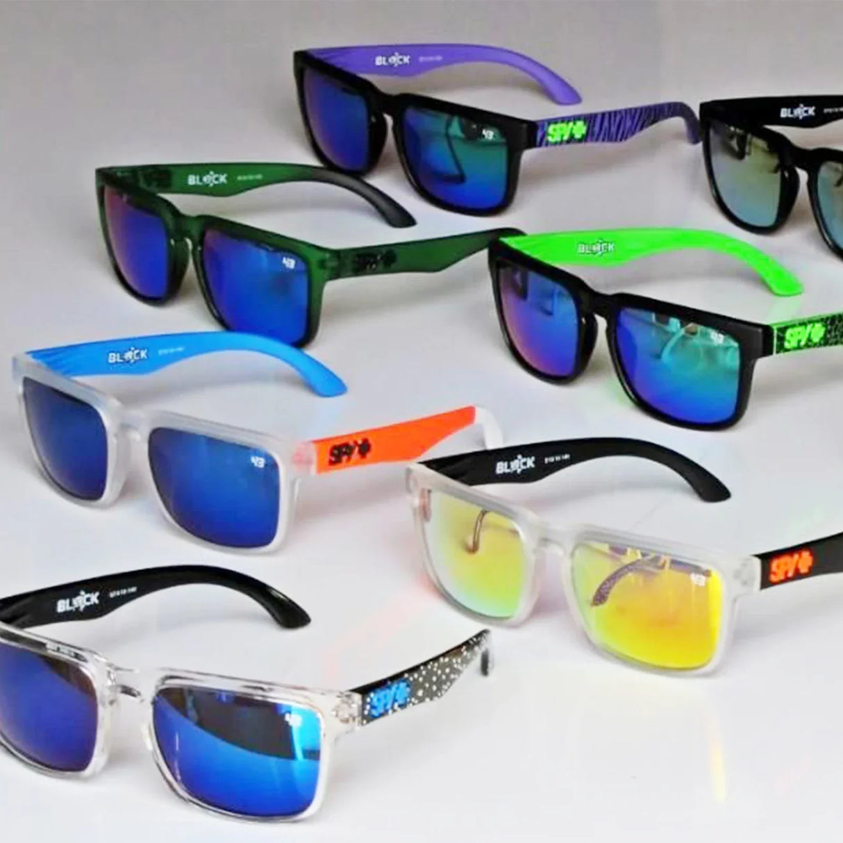 40 PCS KEN BLOCK Coloured Sunglasses Men Women