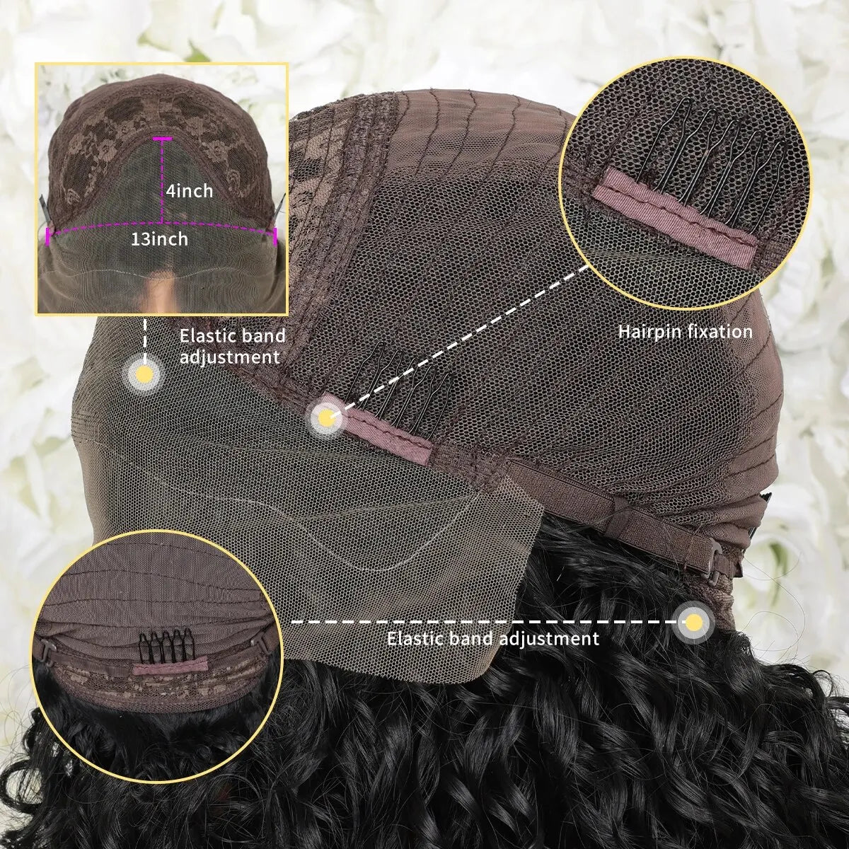 Long Curly Hair Wigs 13*4 Lace Front Hair