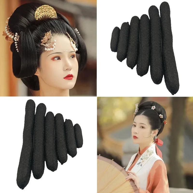 Hanfu Wig Headband Universal Cotton Rod Women Hair