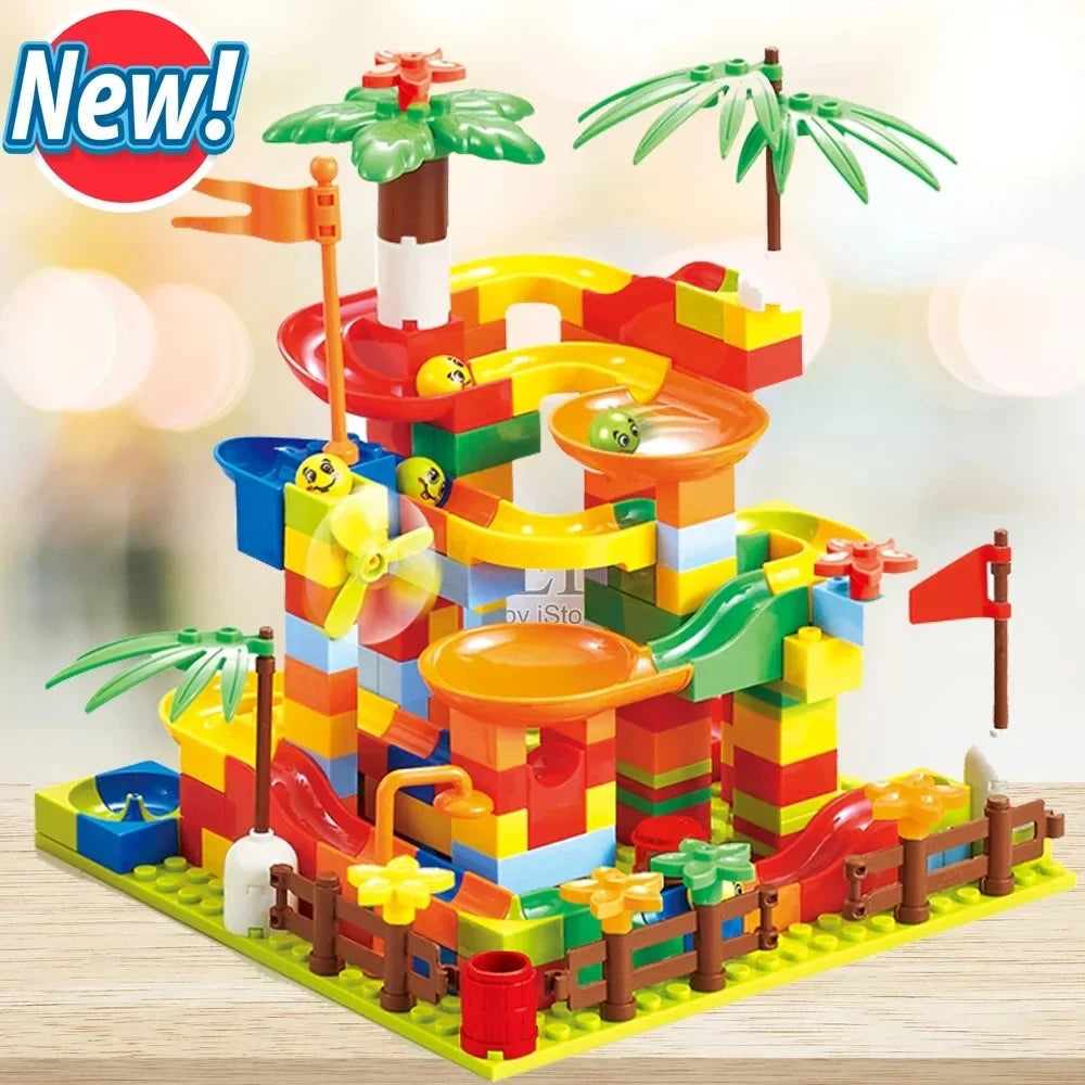 Marble Race Run Blocks Small Size Construction Building