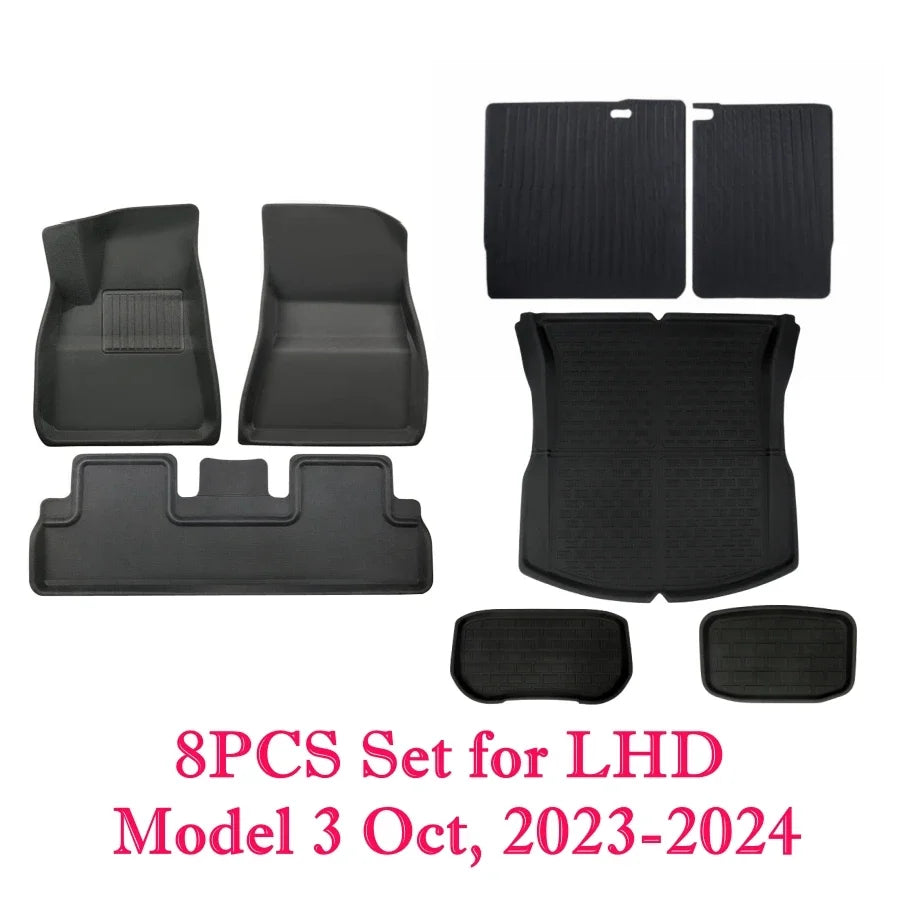 Newest Tesla Model 3+ 2024 Floor Mats 2023-2021