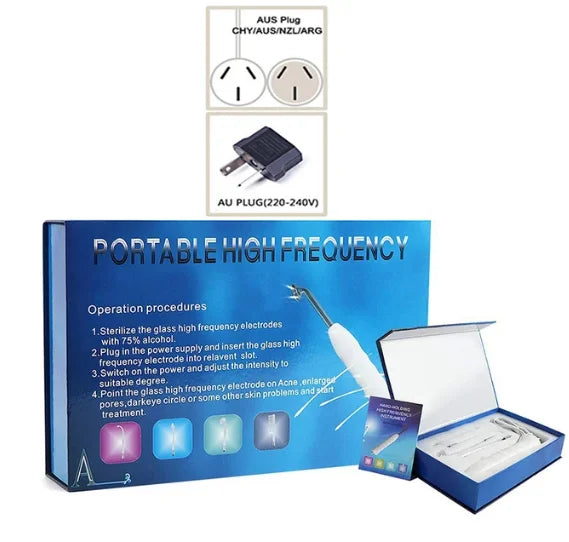 Four-tube electrode skin care rod portable high-frequency facial