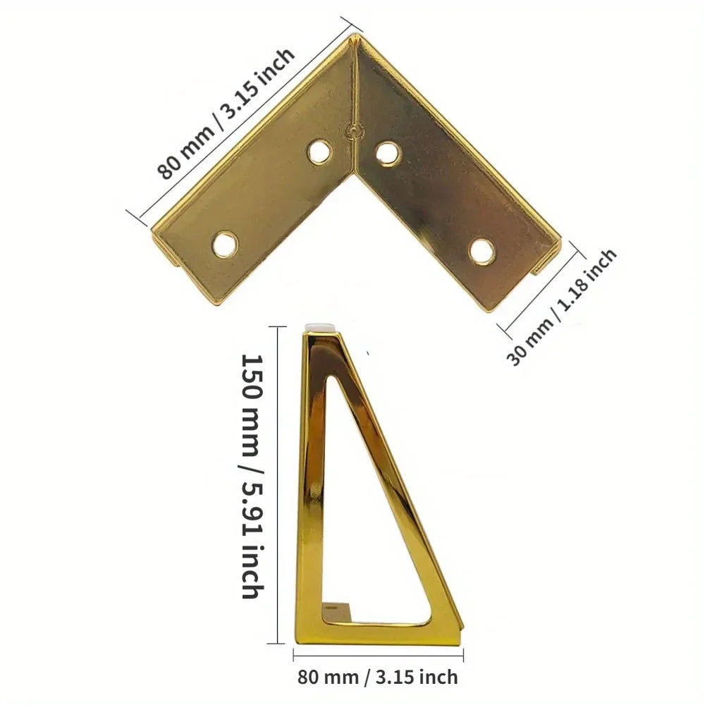 6 pcs hot sales golden color hardware furniture