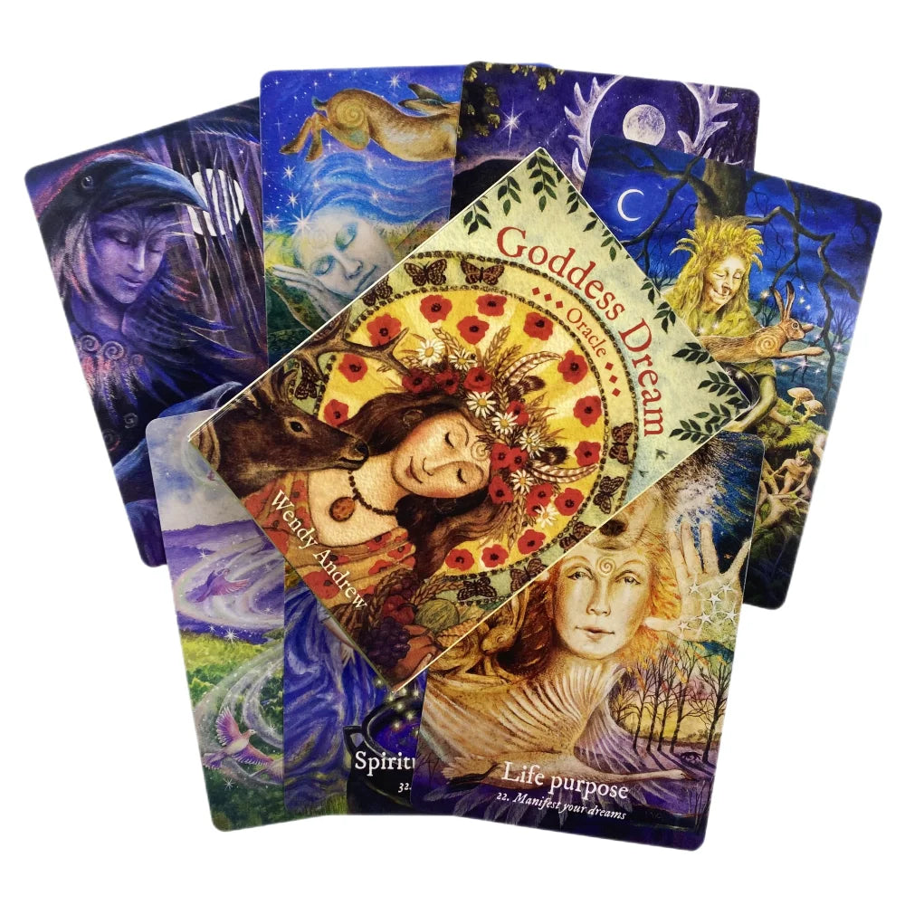 Mystical Lenormand Oracle Cards Tarot Divination Deck English