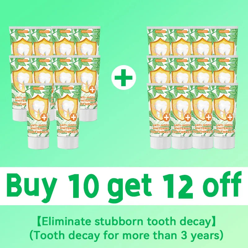 Best-selling, scientific fluoride repairs cavities, removes cavities, cleans